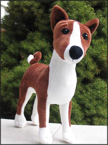 Magic, the Plush Basenji Dog